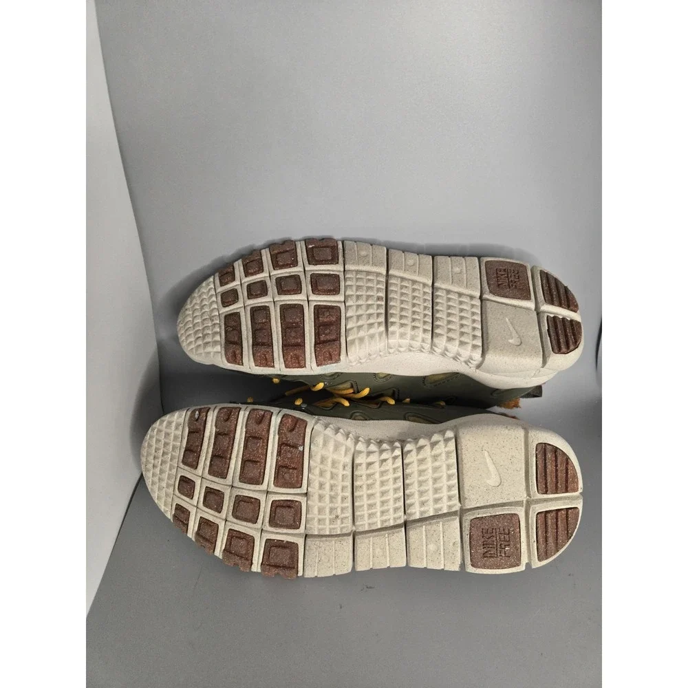 Nike Free Crater Trail Low N7 Olive Green Yellow DX5946-300 Mens Size 7